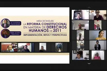 Abordan evolución de los derechos humanos en México en mesa de análisis  